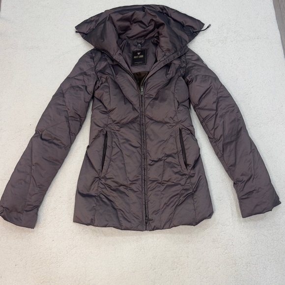 Post Card Italy Jacket Apres Ski Luxury Dark Purple Size US 4 - Picture 1 of 8